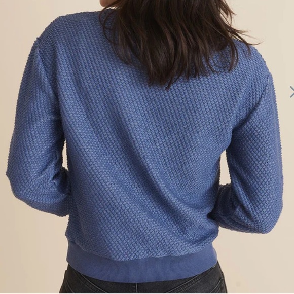 Marine Layer Birdseye crewneck pullover sweatshirt - Picture 10 of 10